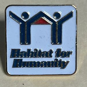 Habitat For Humanity Metal Lapel Hat Pin .75"